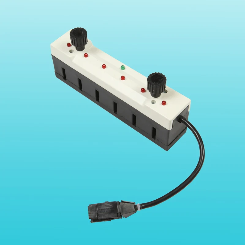 Come fa la scatola elettrica del guardiaordito a controllare il funzionamento del telaio?