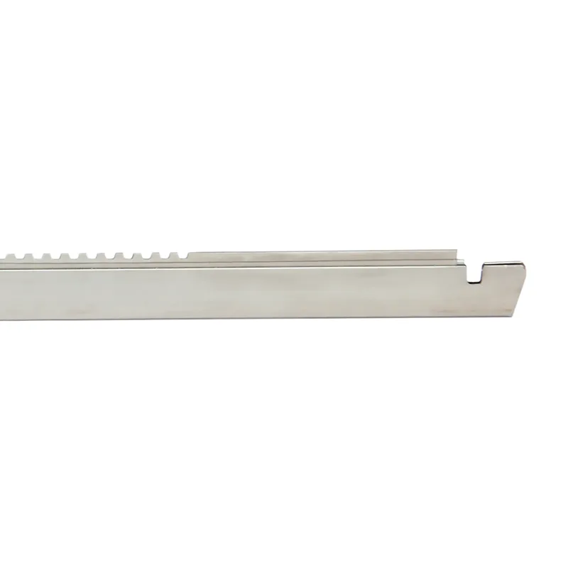 Barra fermaordito in acciaio inox per telai Terry